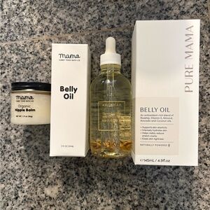 NWT Pure Mama/Tubby Todd Belly Oil Products